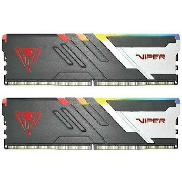 Μνήμη Ram για Desktop VIPER VENOM DDR5 2X16GB 5600MHZ CL36 BLK/SIR HS DUAL KIT - RGB - Εξαρτήματα-Αναβάθμιση